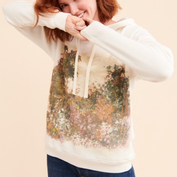 Paul & Joe Sister Painted Landscape Hoodie EUC - Picture 1 of 6